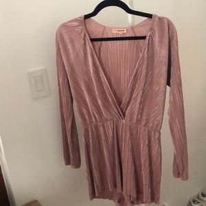 LF pink romper